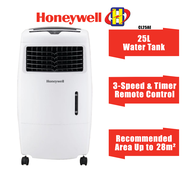 Honeywell Air Cooler (25L) 3-Speed &amp; Timer Remote Control Evaporative Air Cooler CL25AE