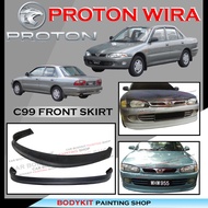 PPOTON WIRA/SATRIA/PUTRA STANDARD BUMPER C99 SPEC STYLE FRONT SKIRT SKIRT DEPAN-MATERAIL PU GETAH BODYKIT