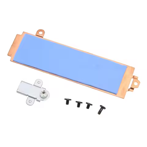 M.2 2280 SSD Heatsink Cover with Bracket for Dell Alienware M15 R5 R6 G15 5510 5511 Aluminum Alloy H