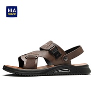 HLA | Summer Leather Slides Men