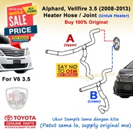 (For 3.5) Alphard Vellfire (2008-13) Heater Hose & Joint GGH20 87209-58141 87209-58151 Toyota