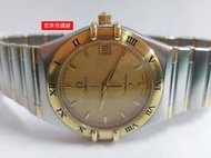 OMEGA 歐米茄 星座系列 Constellation Ladies 18K半金錶款 石英腕錶