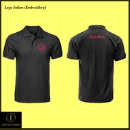 Baju logo Sulam Polo Classic T Shirt LOGO AIA Vitality Embroidery FOR MEN & WOMRN Uniform Short Slee