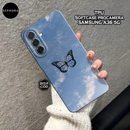 Latest Samsung A36 5G Case - Butterfly Fashion Case - Samsung A36 5G Softcase - Pro Camera Case - La