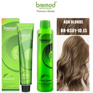 Bremod Hair Color Ash Blonde BR-R301-10.13 100ml+Oxidizer 6% 9% 12% 100ml Hair Dye Stylish Hair Colo