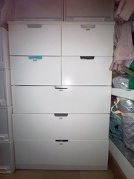 IKEA NORDLI 白色6櫃桶組合櫃