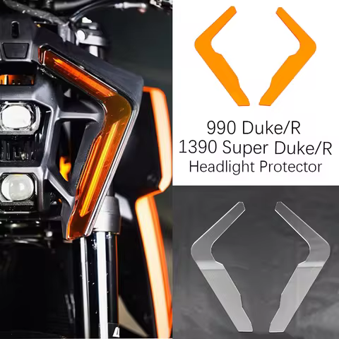 For 1390 Super Duke Headlight Protector For 990 Duke 990 Duke R Headlight Guard Headlight Cover For