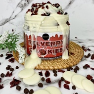 RED VELVET COOKIES WITH CRANBERRY