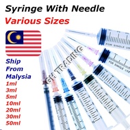 SYRINGE With Needle Sterilized Sterile Disposable Individual packing Refill Printer Cartridge Ink / Jarum Suntik Ubat