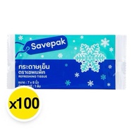 Cool Cloth Paper Size 7x8 Inches (100 Sachets)