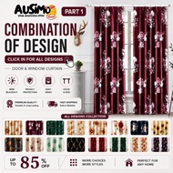𝐑𝐀𝐘𝐀 𝐒𝐄𝐑𝐈𝐄𝐒 𝐏𝐀𝐑𝐓 𝟏 AUSIMO Langsir Semi Blackout Curtains Ready Stock In Malaysia/Door Window Curtain