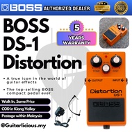 BOSS Distortion (DS-1) Guitar Effects Pedal  with patch cable set ( DS1 / DS 1 )