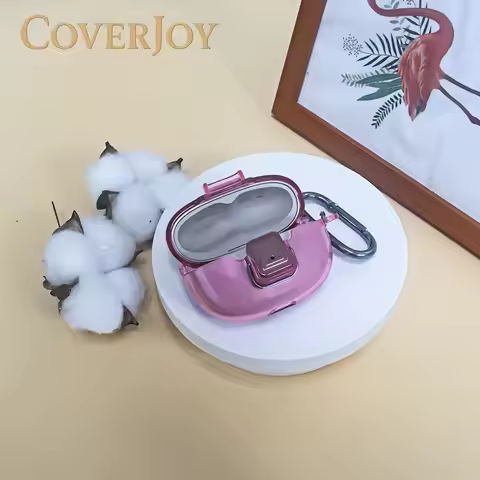 CoverJoy Shockproof Case for SHOKZ OpenDots ONE Headphones Dustproof Protective Cover with Keyring A