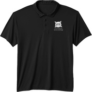 Vintage Annoyed Cat Meme Funny I Be Saying IDK Print Top Performance Polo Shirt