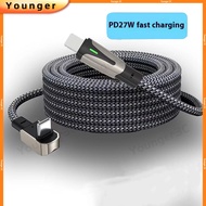 60W Magnetic Automatic Storage Braided Fast Charging Cable, Type-c To Ios/Type-c Data Cable, Suitabl