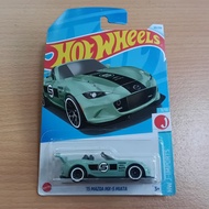 HIJAU Hot Wheels Diecast HW J Imports 15 Mazda MX 5 Miata Green