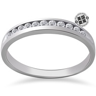 Pompeii31/2ct Caitlyn Lab Made Diamond Wedding Ring 14k White Gold 1