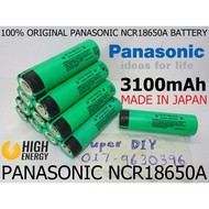 Panasonic NCR18650A NCR 18650 3.7V 4.2V 3100mAh Lithium ion Li-Ion Rechargeable charge LED Flash Powerbank DIY Battery