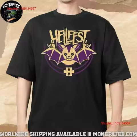 Hellfest 2025 Out Of Bounds Exclusive T Shirt In Clisson France On 19 22 June Bathom vintage Washed 