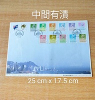 首日封- 香港通用郵票-1987 （大張版）