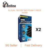 BUNDLE Deal : (2 Packs) FLUVAL 107/207 Bio-Foam (A236)