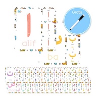 Wipe and Clean Hijaiyah Card - Flash Card / HAKA TOYS
