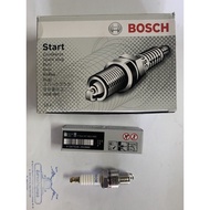 BOSCH หัวเทียน 2 จังหวะเกลียวสั้น แท้ 100% Y80 Y100/111 Belle-R ALFA FR80 A80 A100 RC80/100/110 Crystal