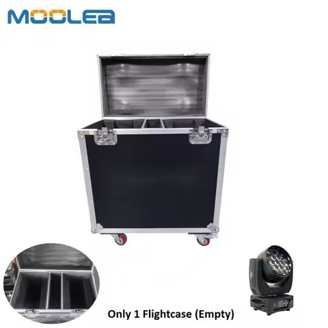 Only Flightcase for Wash Zoom 19x15w Led Moving Head Light Rgbw for DJ Disco Party Wedding Nightclub