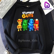 STUMBLE GUYS JACKET HOODIE OUTER SWEATER KIDS STUMBLE GUYS GAME TOP KIDS TODDLERS PREMIUM MATERIAL