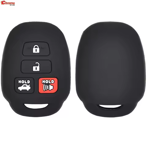 For Toyota Camry Corolla 4Runner Tacoma Avalon Hybrid RAV4 Sequoia Prius 2012 Silicone Key Fob Cover