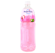 Mogu Mogu Lychee with Nata De Coco Juice Drink 1L