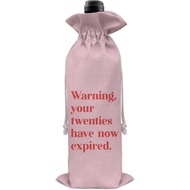 Funny 30th Birthday Wine Bag 30 Years Old Birthday Gift for Her Best Friend Bestie Twenties Have Exp
