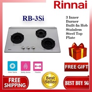 Rb-3Si Rinnai stainless steel cooker hob | Free Home Delivery |Local Singapore warranty |