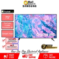 ( Delivery for Johor Bahru JB only ) SAMSUNG Crystal UHD 4K Smart TV 75" | 85" CU7000 UA75CU7000KXXM | UA85CU7000KXXM | LED TV | Television