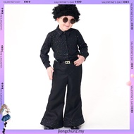 Children's Day Clothing Children Retro 70's Disco costume Sequins Singer Model Show outfits