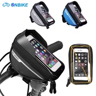 ONBIKE Bike Bag MTB Cellphone Holder Bicycle Phone Holder Waterproof Bike Front Bag Bike Accessories