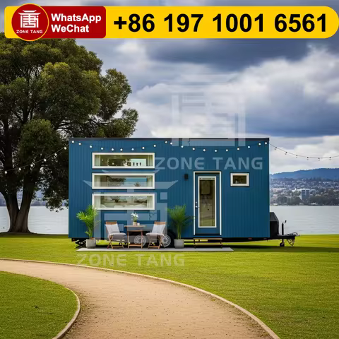 Tiny House Container Home Convenient Mobile Home Manufactured Homes Earthquake Resistant Mobile Offi