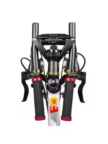 Q84C Mountain Bike Folding Handlebar Foldable Crossbar Aluminum Alloy MTB Bar Cycling Parts