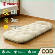 MODOFO Single Inflatable Air Mattress With Elec Pump Out door Camping Sleeping Comfort Portable bed