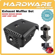 Honda Engine GX390 GX420 GX460 188F 190F 192F 13HP 15HP 18HP Exhaust Muffler