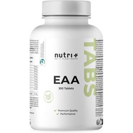 Nutri+EAA High Dose+Vegan Tablets-Each Tablet Contains 300mg Essential Amino Acids-Essential Amino A