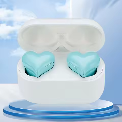 Wireless Earphones Music Headphones Heartbuds Bluetooth-compatible Noice Cancelling for Girl Women