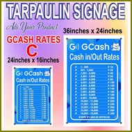 ✎ ◱ ❂ Gcash Tarpaulin for Cash in Cash out and Gcash Rates