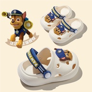 A-6💝Paw Patrol Children's Slippers Summer Boys Sandals Kids2Child Baby-Year-Old Hole Shoes for Boys and Toddlers1 G8KL