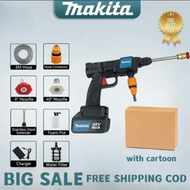 Makita 68V Lithium Battery Portable Cordless High Pressure Car Washer Water Gun 1100w