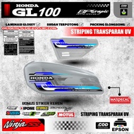 Premium Quality Honda GL100 UV Transparent Striping MAXDECAL(YT09)