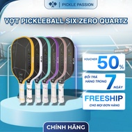 [GENUINE] Six Zero Quartz Pickleball Racket – Carbon T700 – Foam Core – Optimal Control – Ultra Ligh