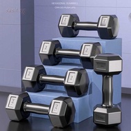 SJY Hexagonal Dumbbel1/1.5/2/2.5/3/5//6/7.5/10kg Dumbells For Sport Gym Fitness Exerciseweight Train