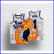 NBA Jersey TUNE SQUAD BUGS RUNNER DUCK MARTIAN LOLA TAZ Basketball Jersey Sports Vest Unisex Plus Si