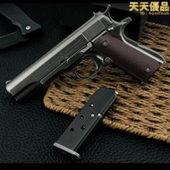 合金1:2.05拋殼柯爾特大號槍模模型M1911金屬真玩具搶不可發射